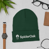 SpiderOak "Covering for My Shiny Head" Embroidered Cuffed Beanie