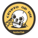 Crypto or Die stickers