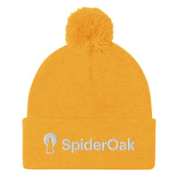 SpiderOak "It Gets Chilly in Chicago" Embroidered Pom-Pom Beanie