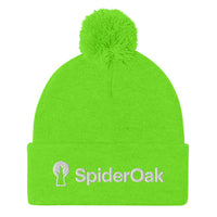 SpiderOak "It Gets Chilly in Chicago" Embroidered Pom-Pom Beanie