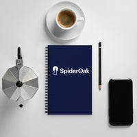SpiderOak "Marketing wants a notebook. Fine. Have a notebook!" Spiral notebook